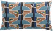 Coussin imprimé Farel en coton coloris Multico 30x50 - Vivaraise