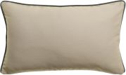 Coussin outdoor Alga en polyester coloris Uni Galet 30x50 - Vivaraise