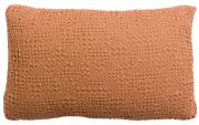 Coussin stonewashed Tana coton coloris Epice 40x65 - Vivaraise