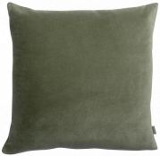 Coussin uni Elise coton coloris Verveine 45x45 - Vivaraise