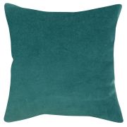 Coussin uni Elise en coton coloris Vert de gris 45x45 - Vivaraise