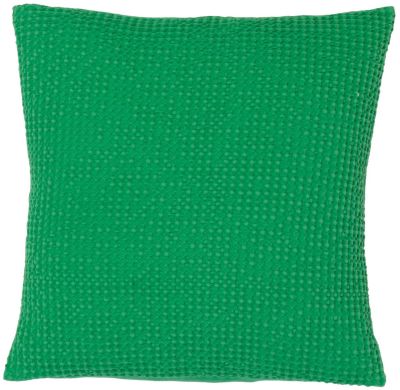 Coussin uni Maïa en coton coloris Agave 45x45 - Vivaraise