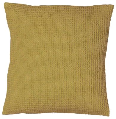 Coussin uni Maïa en coton coloris Badiane 45x45 - Vivaraise