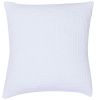 Coussin uni Maïa en coton coloris Blanc 45x45