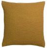 Coussin uni Maïa en coton coloris Bronze 45x45