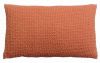 Coussin uni Maïa en coton coloris Citrouille 30x50