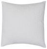 Coussin uni Maïa en coton coloris Craie 45x45