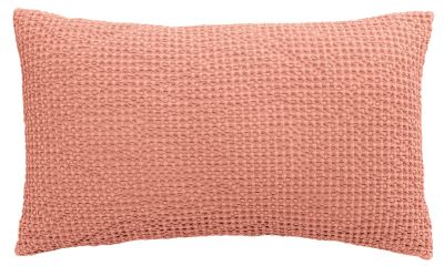 Coussin uni Maïa en coton coloris Pétale 30x50 - Vivaraise