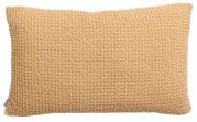 Coussin uni Maïa en coton coloris Sable 30x50 - Vivaraise