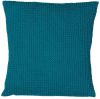 Coussin uni Maïa en coton coloris Topaze 45x45