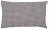 Coussin uni Maïa en coton recyclé/stonewash coloris Orage 30x50