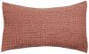 Coussin uni Tana en coton stonewashed coloris Blush 40x65