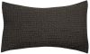 Coussin uni Tana en coton stonewashed coloris Carbone 40x65