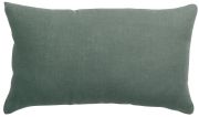 Coussin uni Zeff en lin/coton coloris Thym 30x50 - Vivaraise