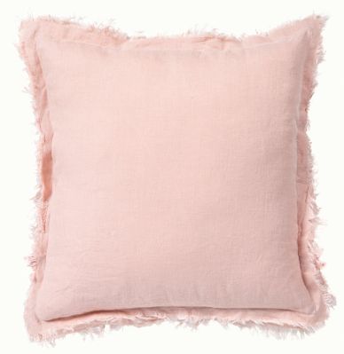 Coussin volants Daphne en lin coloris Aubépine 45x45 - Vivaraise