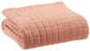 Couvre-lit stonewash Swami coton coloris Argile 240x260