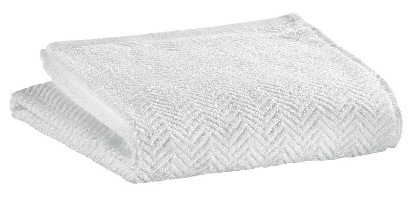 Drap de Douche Uni Roberto neige 70x140 - Vivaraise