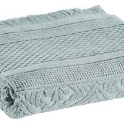 Drap de bain Zoé coton écume 100x180 - Vivaraise