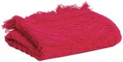 Drap de bain Zoé fuchsia 100x180 - Vivaraise