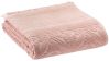 Drap de bain uni Zoé en coton coloris Aubépine 100x180