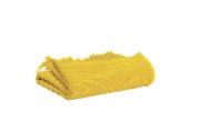 Drap de bain uni Zoé en coton coloris Citron 100x180 - Vivaraise