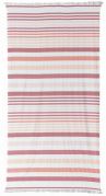 Drap hammam Samoa coton recyclé coloris Brique 100x200 - Vivaraise
