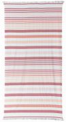 Drap hammam Samoa coton recyclé coloris Brique 100x200 - Vivaraise