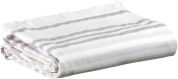 Drap hammam recyclé Samoa en polyester/viscose coloris Tonnerre 100x200 - Vivaraise