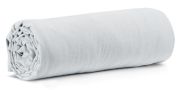 Drap housse Calita en coton coloris Blanc 160x200 b30 - Vivaraise