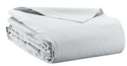 Drap plat Calita en coton coloris Blanc 240x300 - Vivaraise