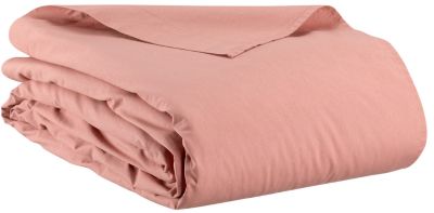 Drap plat Calita en coton coloris Blush 240x300 - Vivaraise