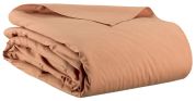 Drap plat Calita en coton coloris cannelle 240x300 - Vivaraise