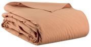 Drap plat uni Calita en coton coloris Cannelle 240x300 - Vivaraise