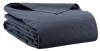 Drap plat uni Calita en coton coloris Marine 240x300