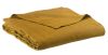 Drap plat uni Zeff en lin stonewashed coloris Bronze 240x300