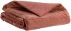 Edredon Fara côtelé coton/polyester coloris Bois de rose