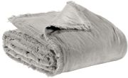 Edredon Fara velours de coton perle 85x200 - Vivaraise