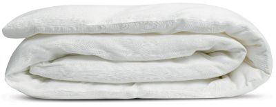 Edredon Linco lin/coton coloris Blanc 85x200 - Vivaraise
