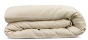 Housse de couette Kala en chanvre coloris coloris Lin 240x220 - Vivaraise