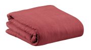 Housse de couette Zeff lin stonewashed garance 140x200 - Vivaraise