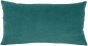 Housse de coussin Elise coton vert de gris 30x50 - Vivaraise