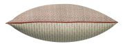 Housse de coussin Tara coton tomette 80x80 - Vivaraise