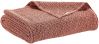 Jeté de lit Maïa coton recyclé/coton coloris Terracotta