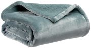Jeté de lit Michka en polyester coloris alizée 220x240 - Vivaraise