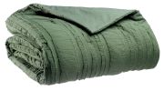Jeté de lit Miha en coton/polyester Amande 240x260 - Vivaraise