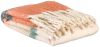 Plaid Isabel en polyester recyclé coloris Chataigne 130x160