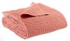 Plaid Maïa en coton stonewashed uni Pétale 140x200