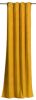 Rideau Fara en coton uni coloris mirabelle