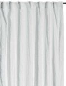 Rideau Zeff en lin stonewashed coloris Blanc 140x280 - Vivaraise