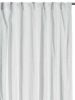 Rideau Zeff stonewashed en lin uni coloris blanc 140x280 140x280